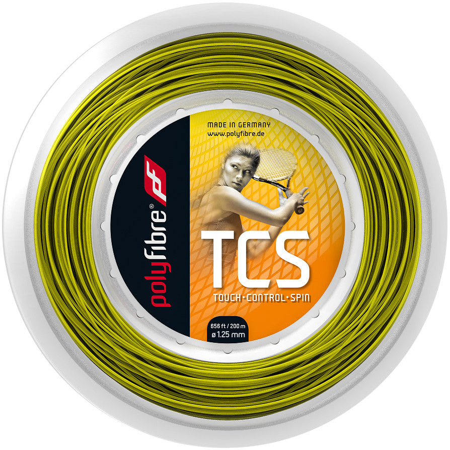 Polyfibre TCS Rol Snaren 200m-Geel