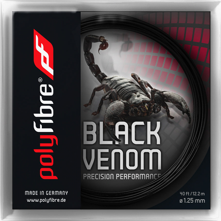 Polyfibre Black Venom Set Snaren 12,2m-Zwart