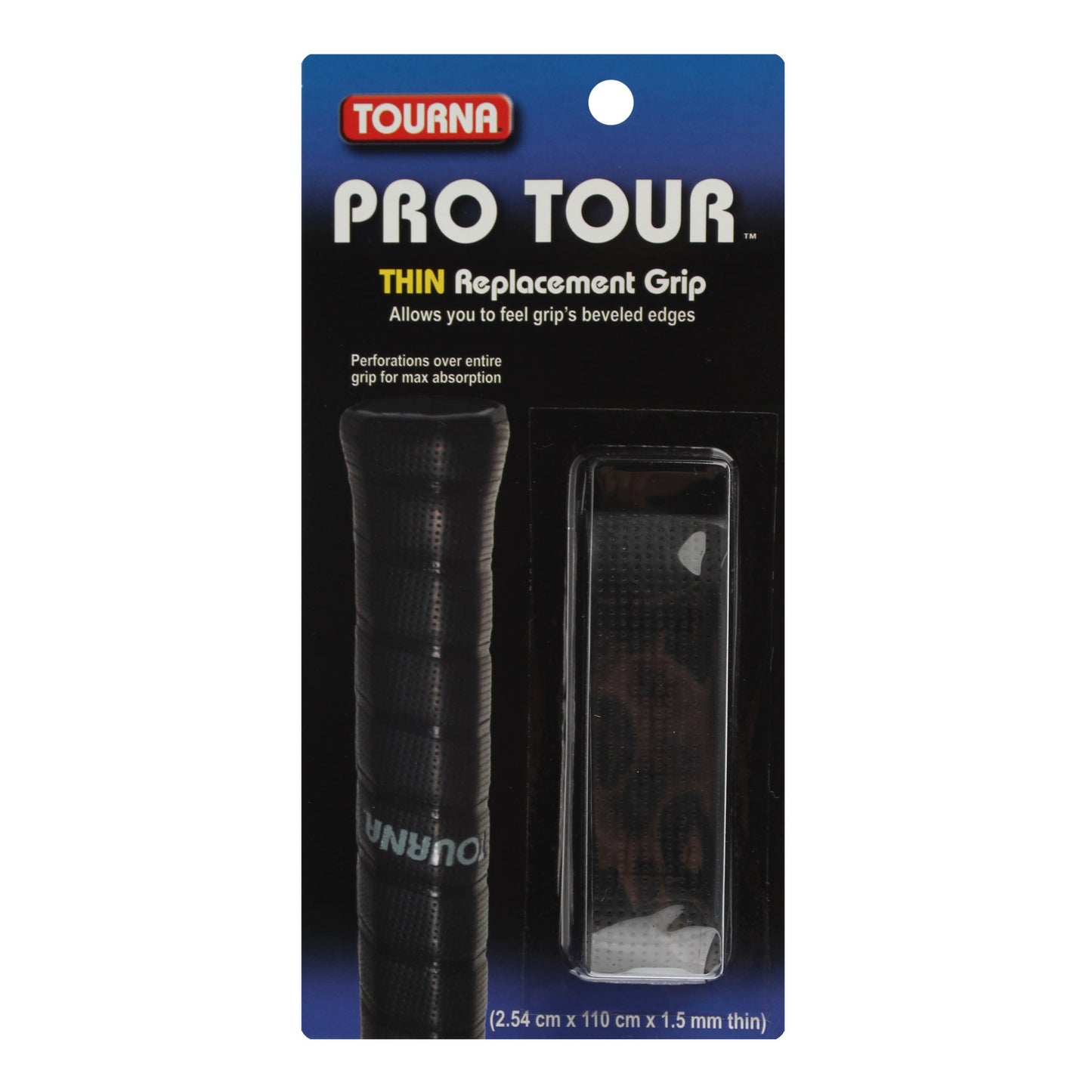 Tourna Pro Tour Grip Verpakking 1 Stuk-Zwart