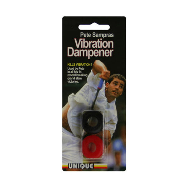 Tourna Vibrations Demper Verpakking 2 Stuks-Rood,Zwart
