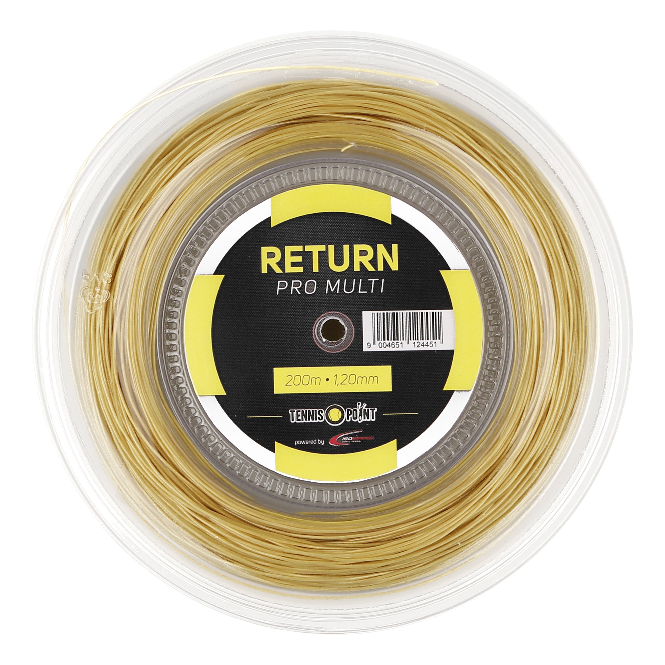 Tennis-Point Return Pro Multi Rol snaren 200m - natuurlijke kleuren
