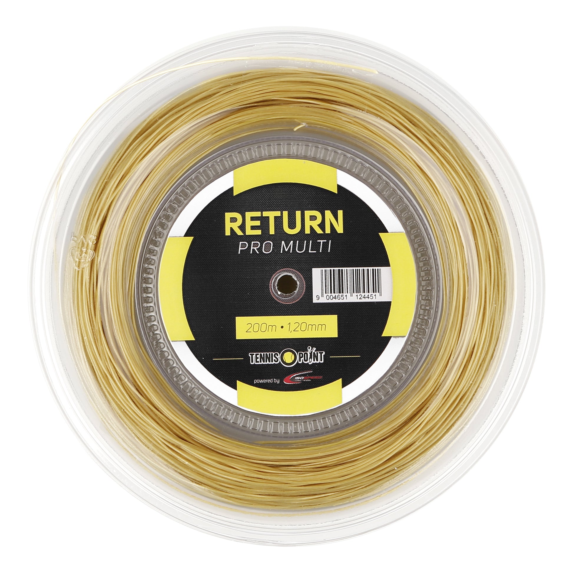 Tennis-Point Return Pro Multi Rol snaren 200m - natuurlijke kleuren