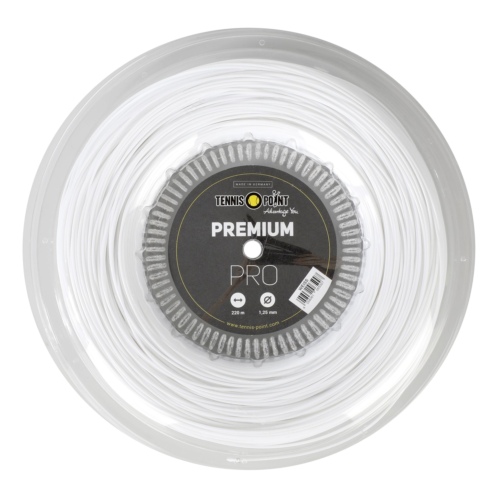 Tennis-Point Premium Pro Rol snaren 220m - wit