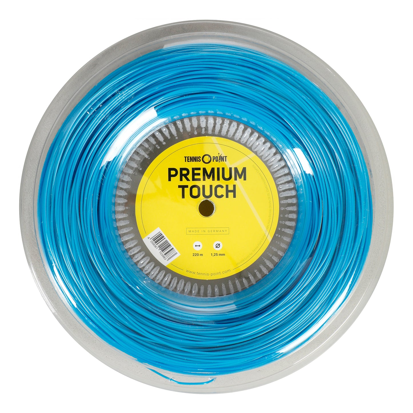 Tennis-Point Premium Touch Rol snaren 220m - lichtblauw