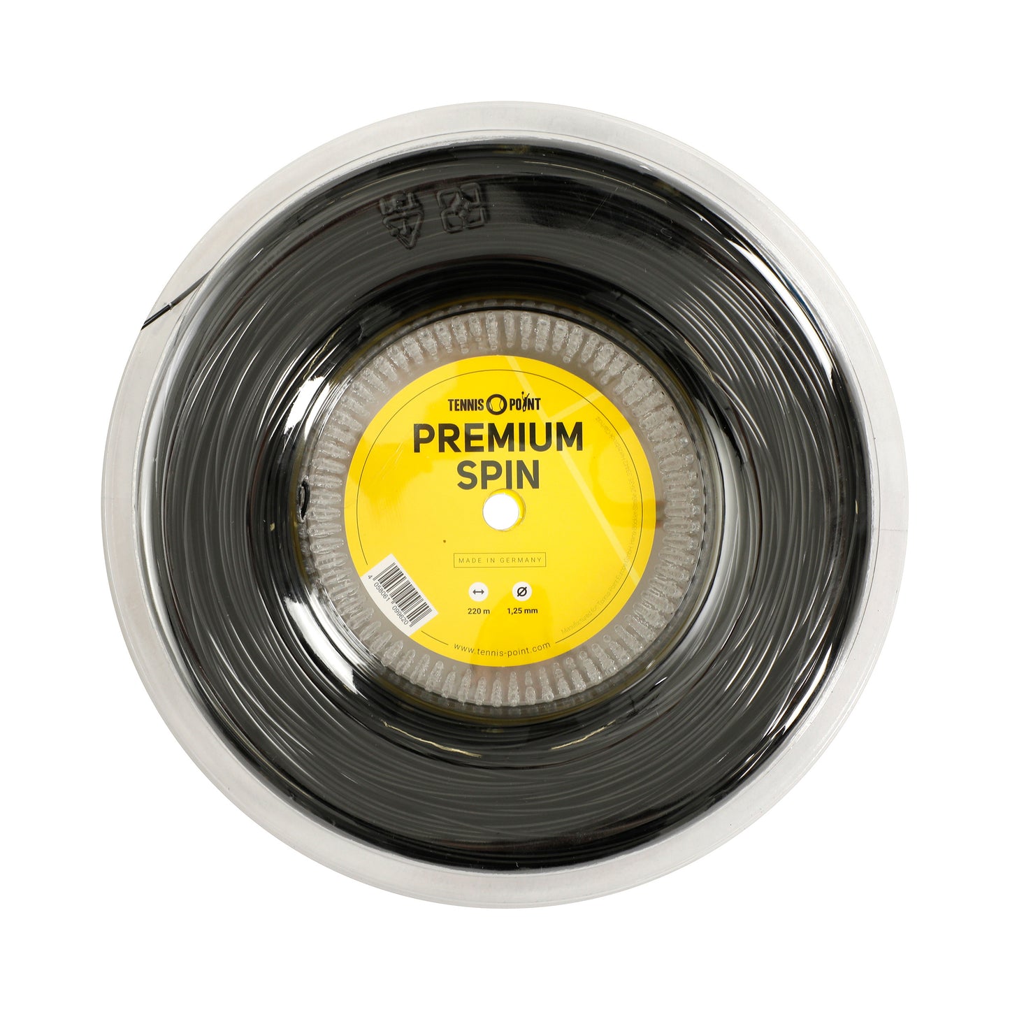 Tennis-Point Premium Spin Rol Snaren 220m-Zwart