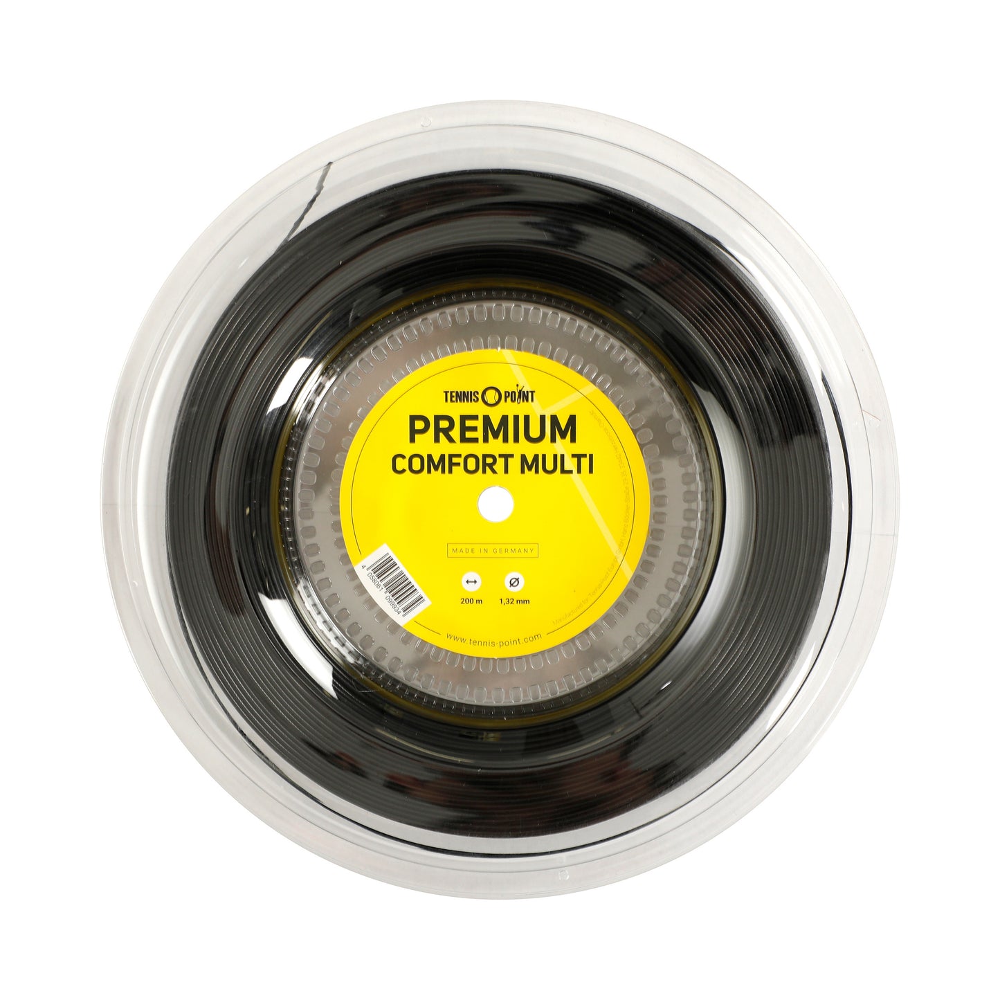 Tennis-Point Premium Comfort Multi Rol Snaren 200m-Zwart
