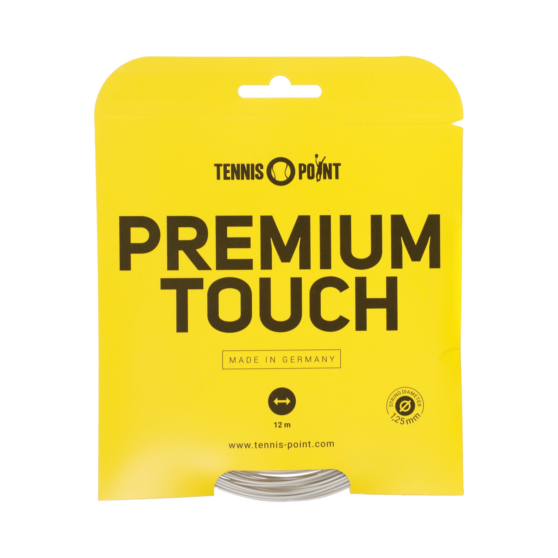 Tennis-Point Premium Touch Set Snaren 12m-Grijs