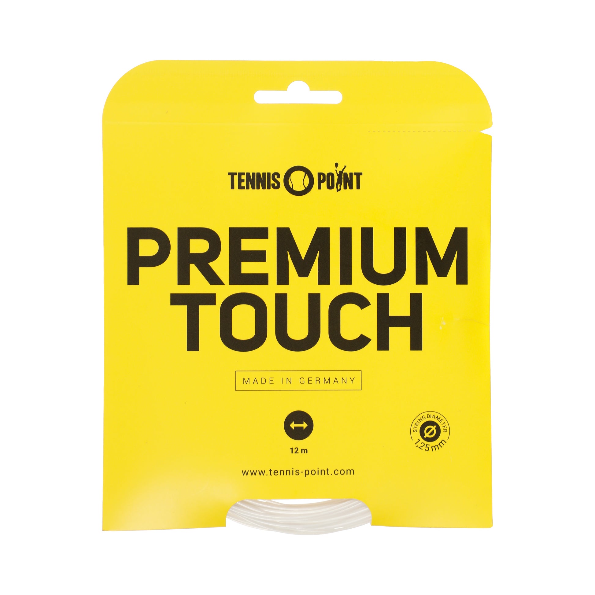 Tennis-Point Premium Touch Set Snaren 12m-Wit
