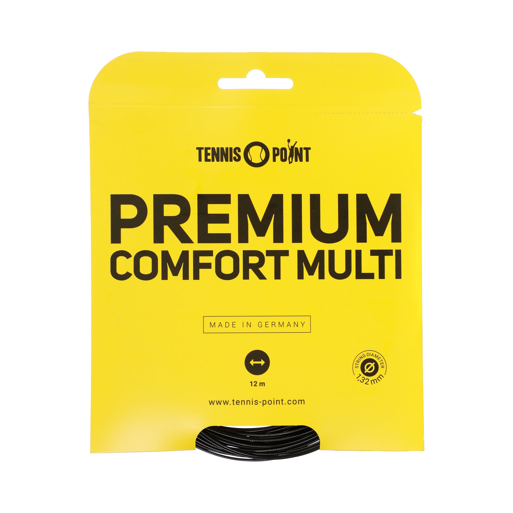 Tennis-Point Premium Comfort Multi Set Snaren 12m-Zwart