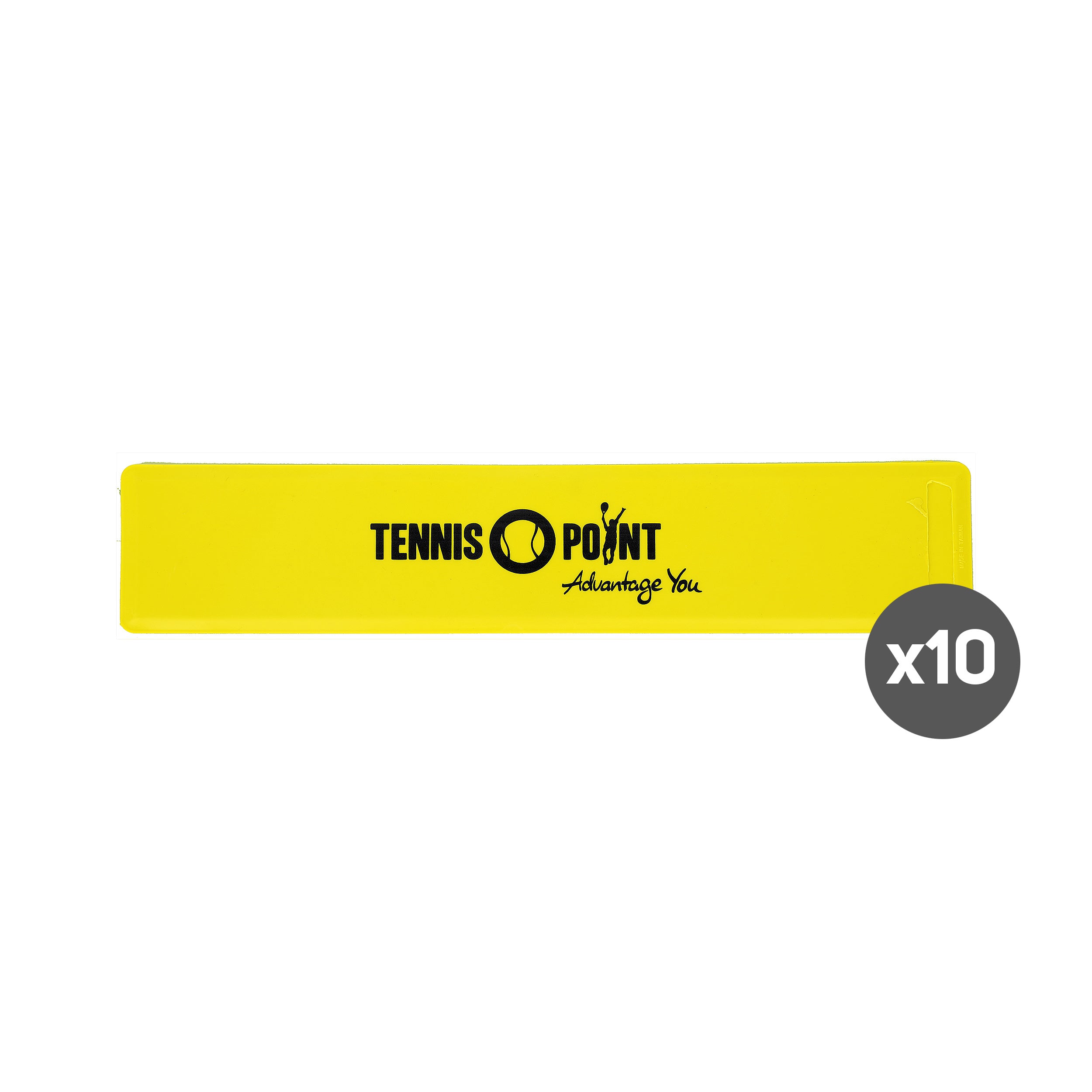 Tennis-Point 10er Pack Markeringslijn-Geel,Zwart