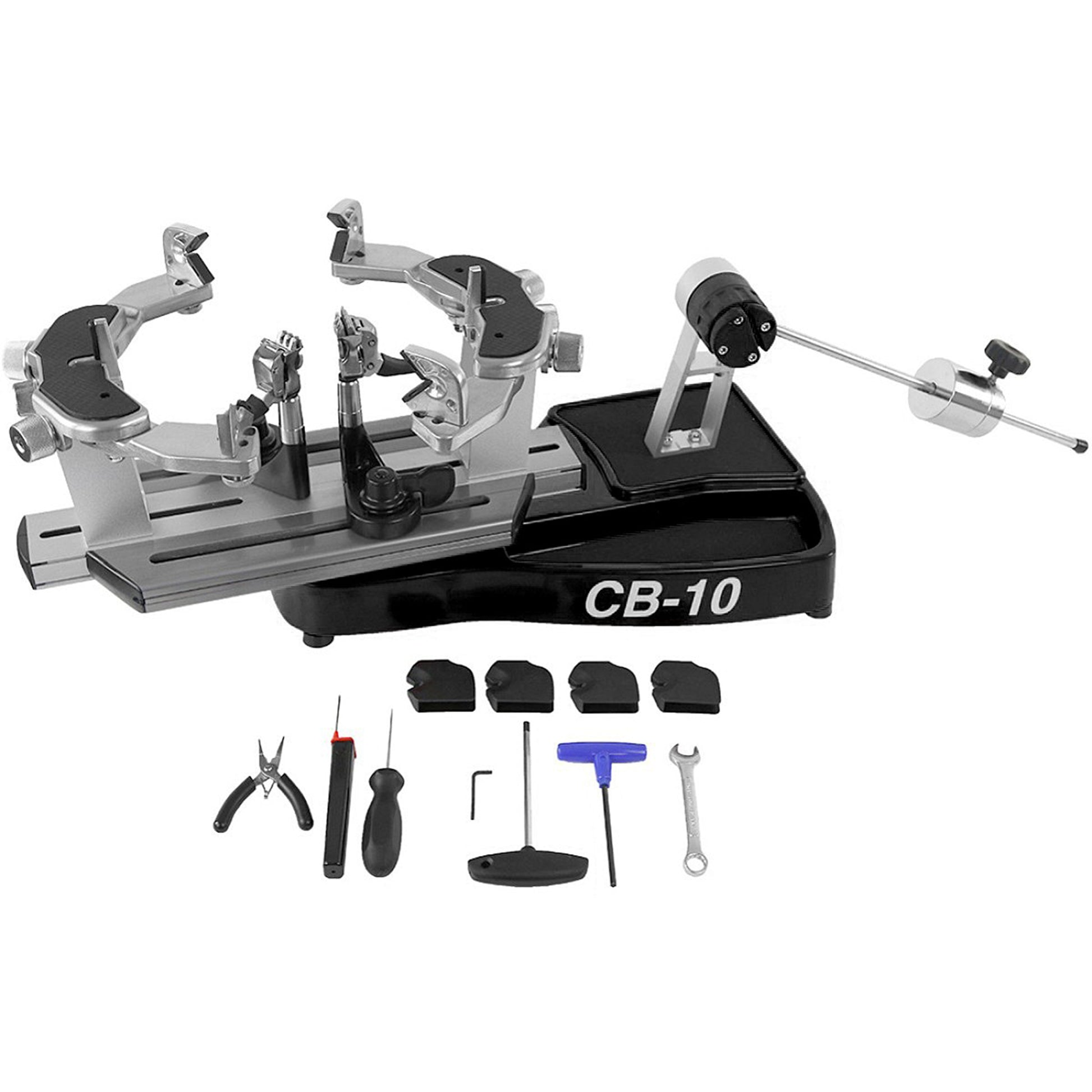 Tennis-Point Pro Plus CB10 Bespanmachine-Zwart,Zilver