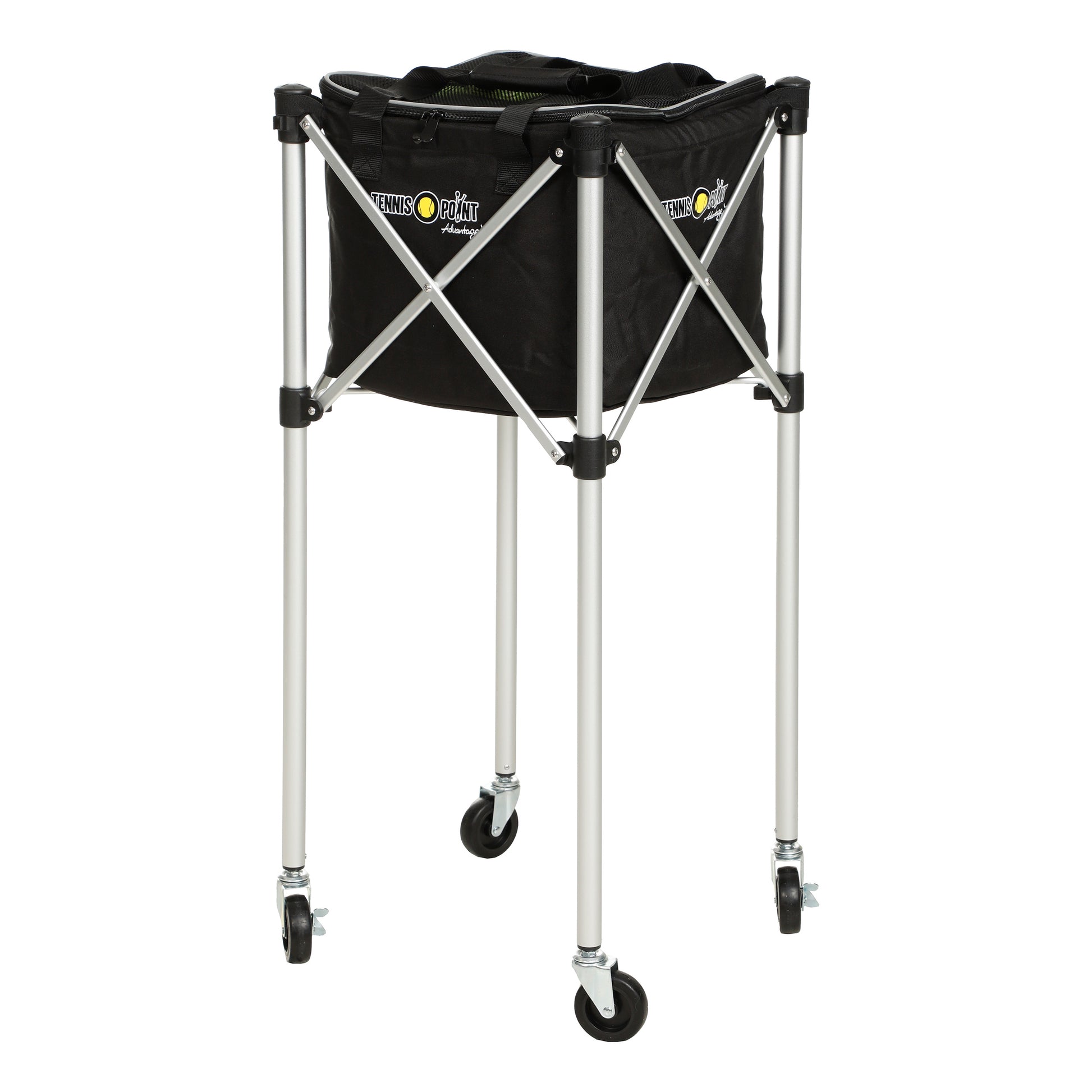 Tennis-Point Ballenwagen Plus Tas-Zwart