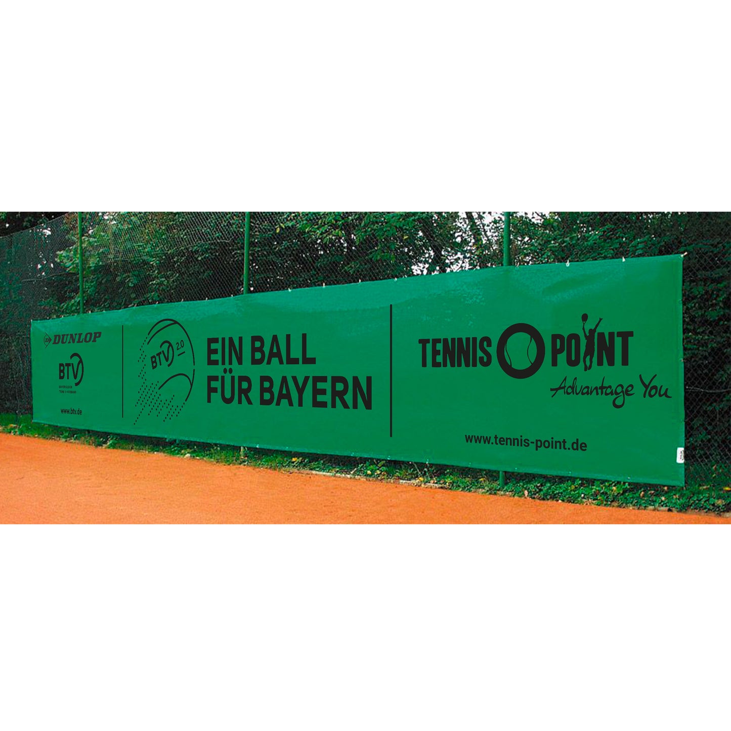 Tennis-Point Dunlop - Ein Ball für Bayern Winddoek 12x2m