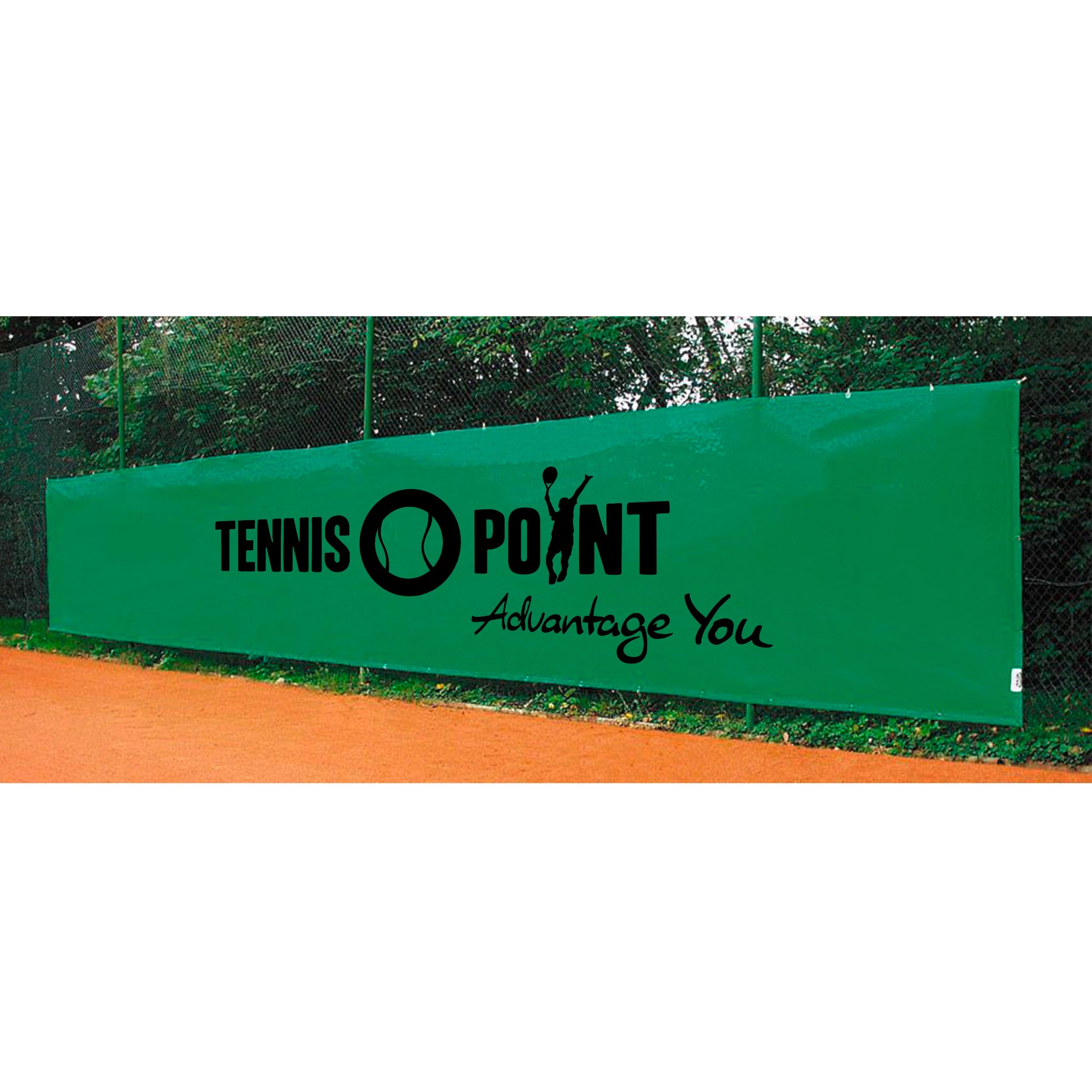 Tennis-Point Tennis Point 12x2m Winddoek-Groen