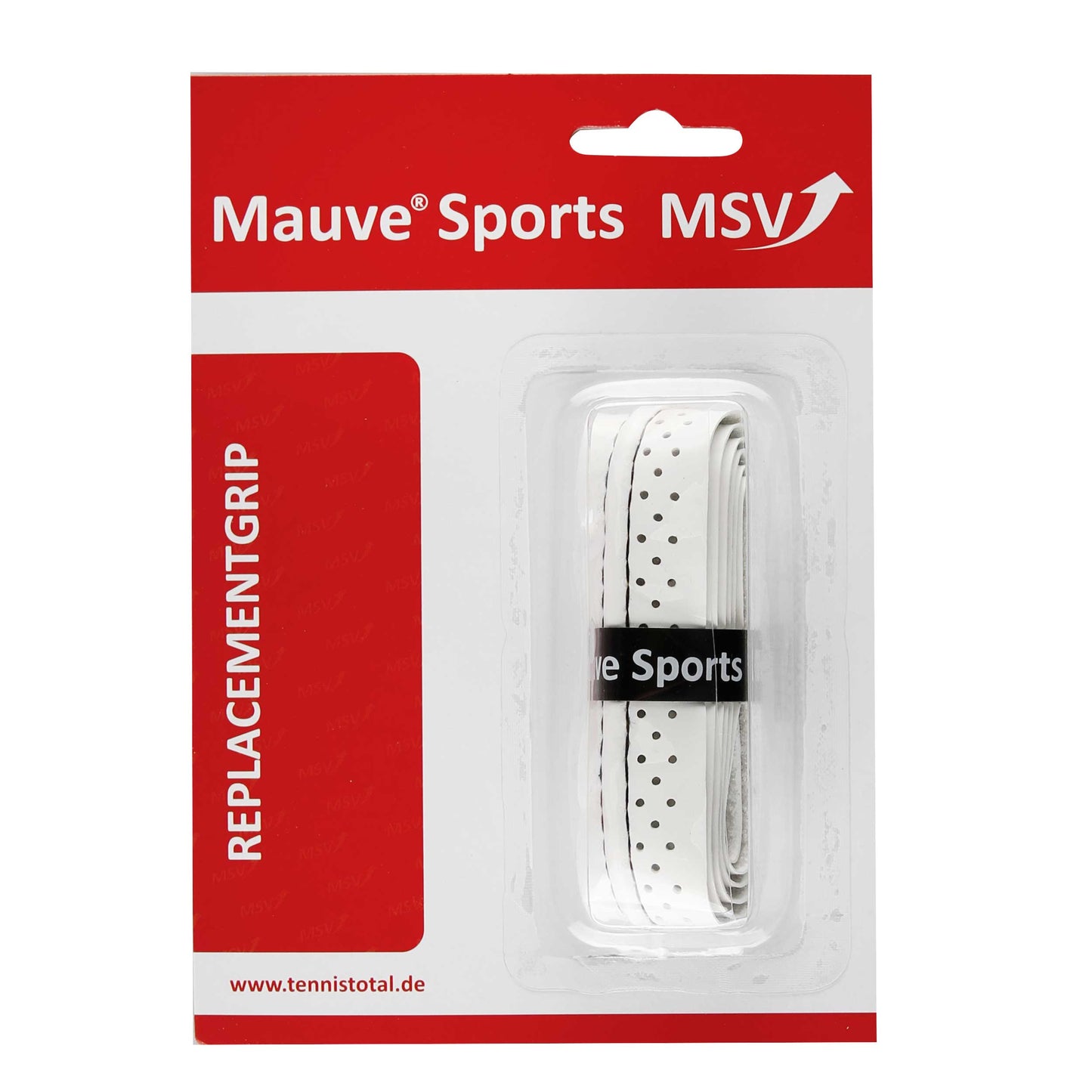 MSV Basic Grip Soft-Stich Perforated And Stitched Verpakking 1 Stuk-Wit