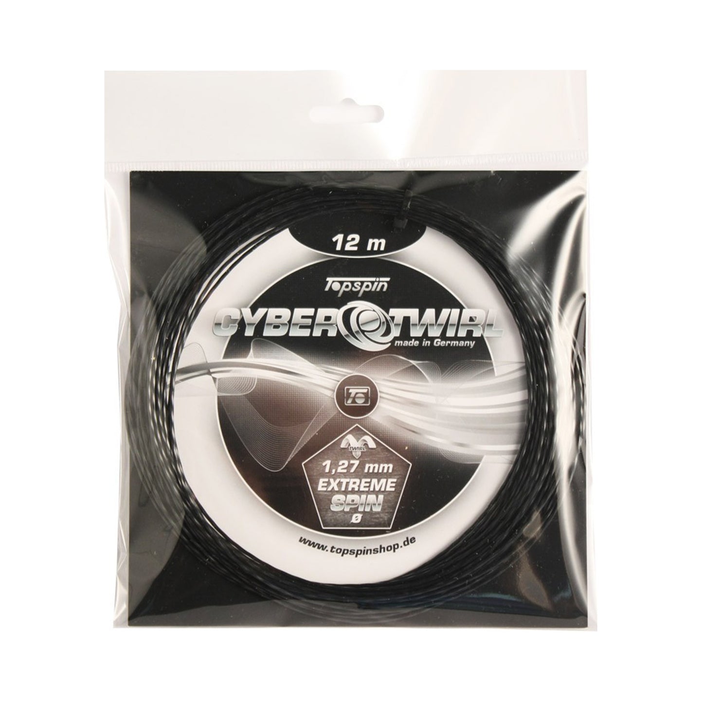 Topspin Cyber Twirl 12m Set Snaren-Zwart