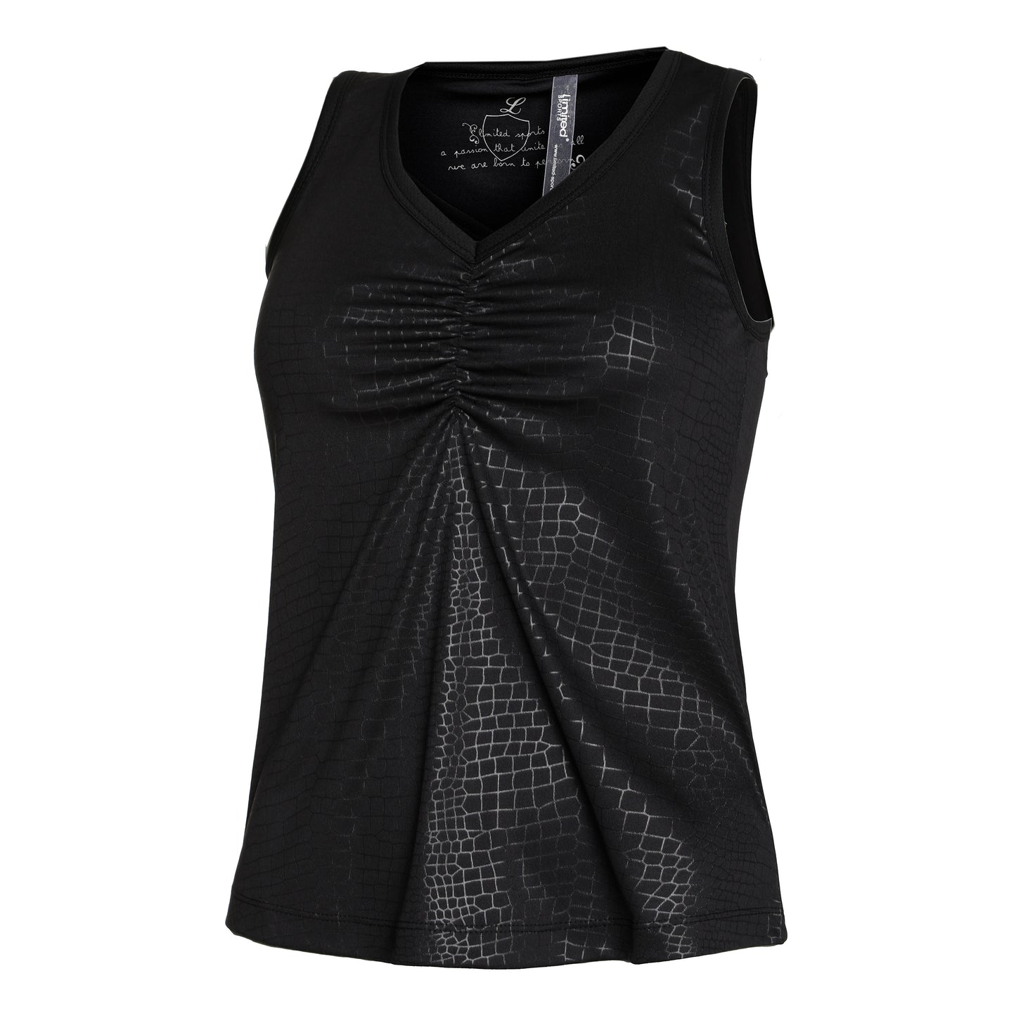 Limited Sports Bubble Tanktop Dames - zwart