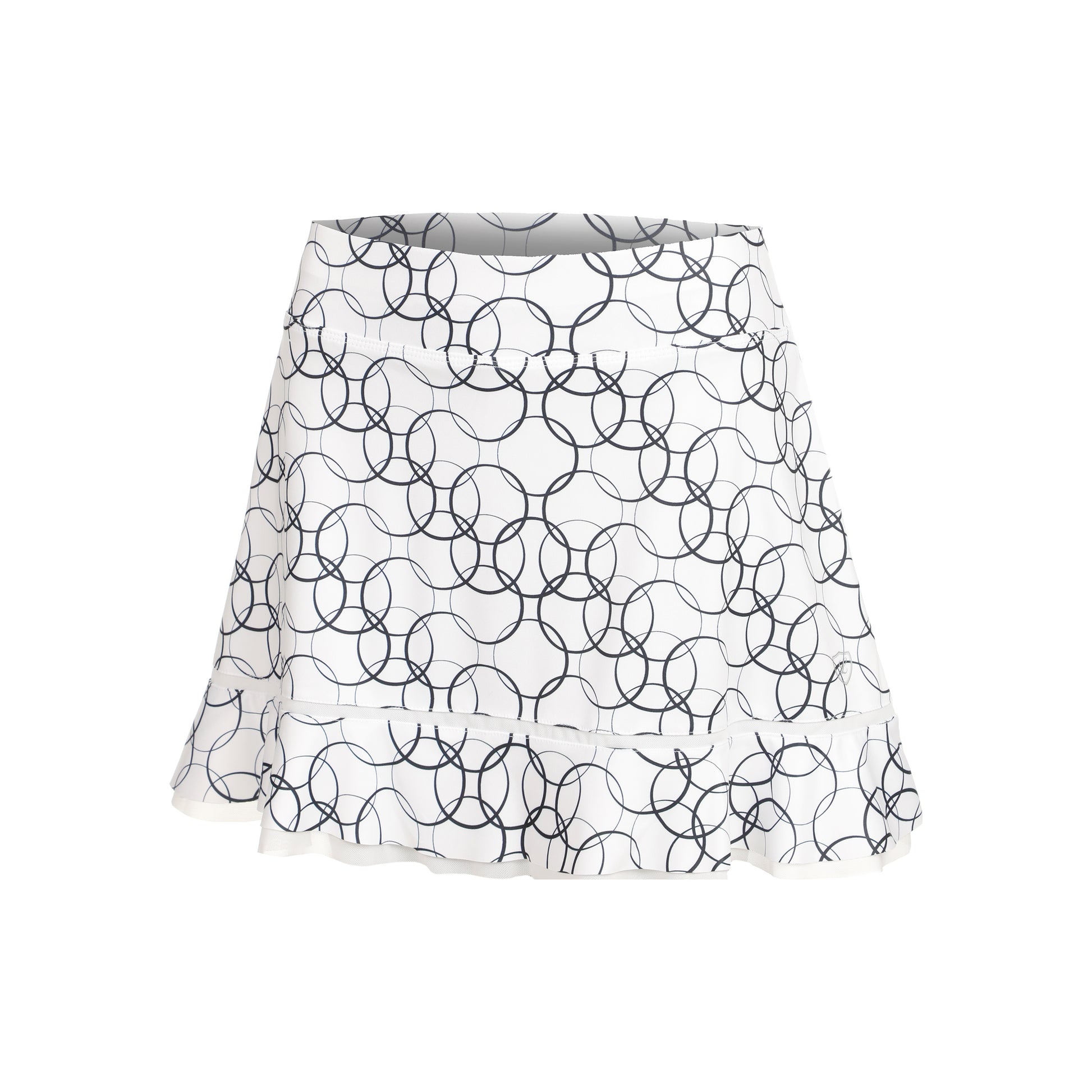 Limited Sports Flounce Rok Dames - wit, donkerblauw