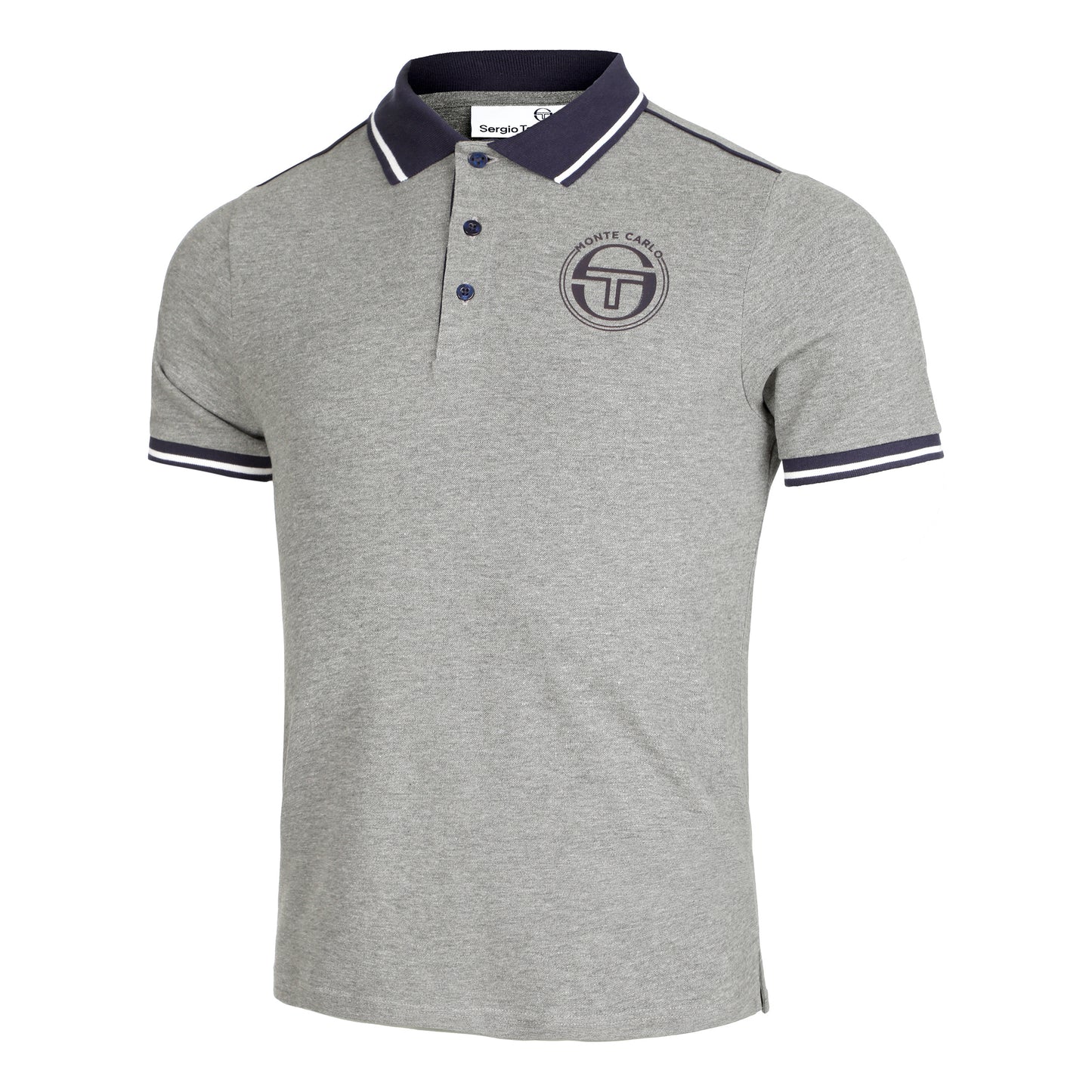 Sergio Tacchini Ranking Staff Polo Heren - donkergrijs, donkerblauw