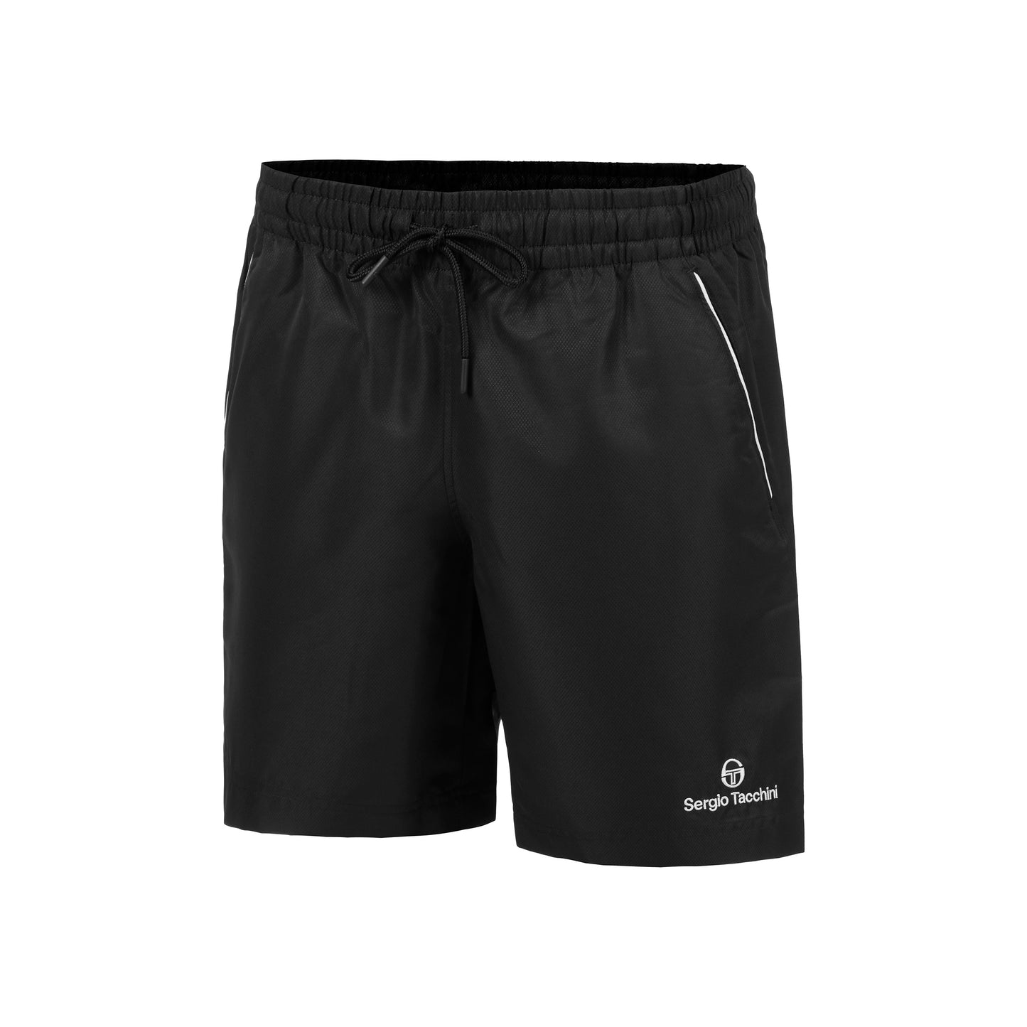 Sergio Tacchini Rob 024 PL Shorts Heren - zwart, wit
