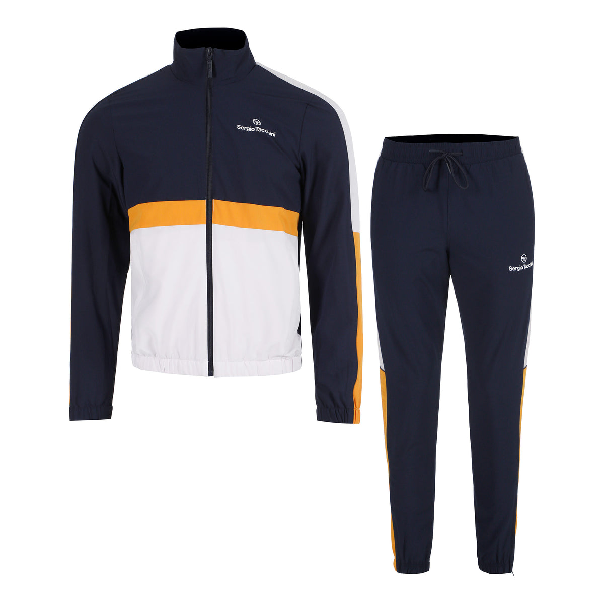Sergio Tacchini Alata Trainingspak Heren-Donkerblauw,Abrikoos