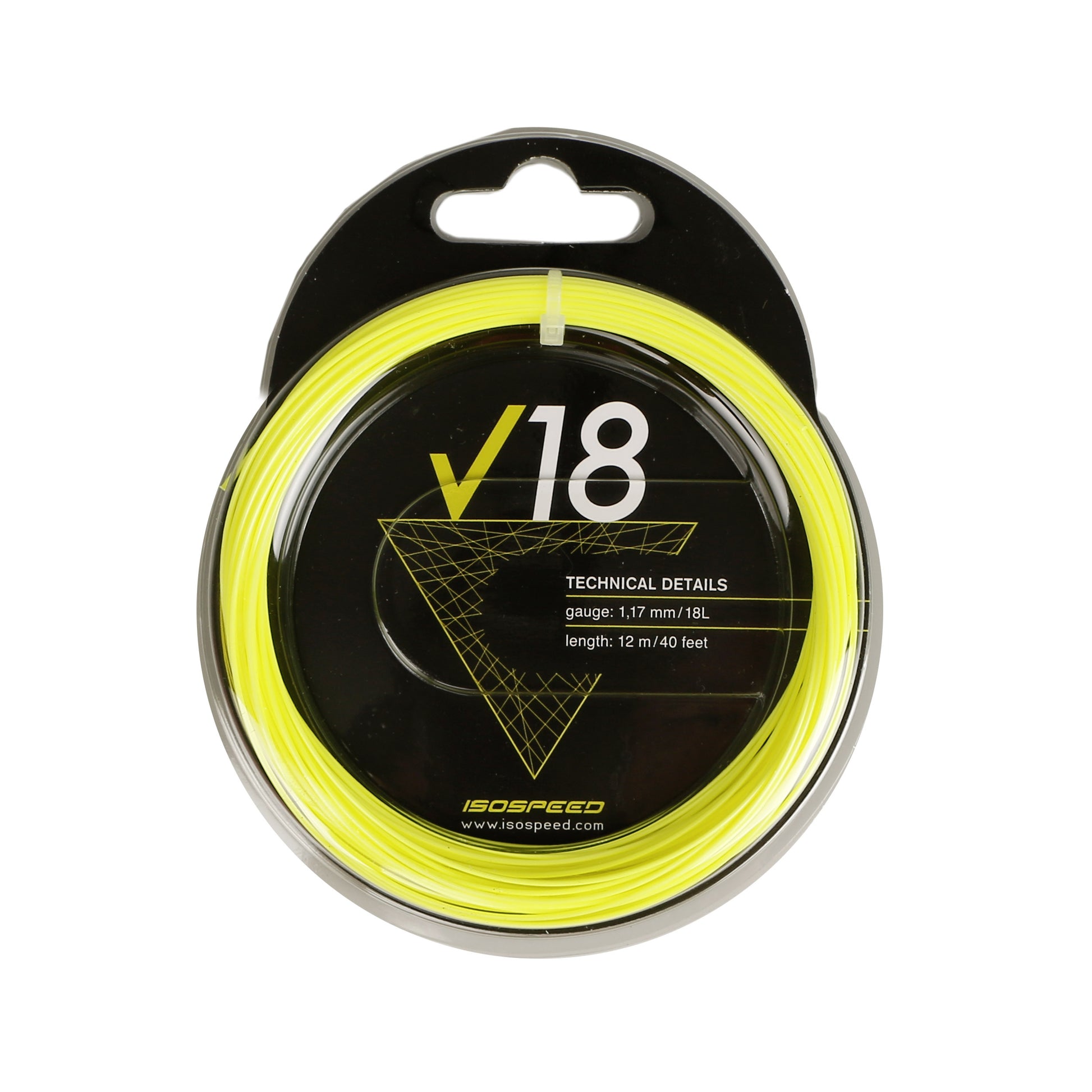 Isospeed V18  Set snaren 12m - geel