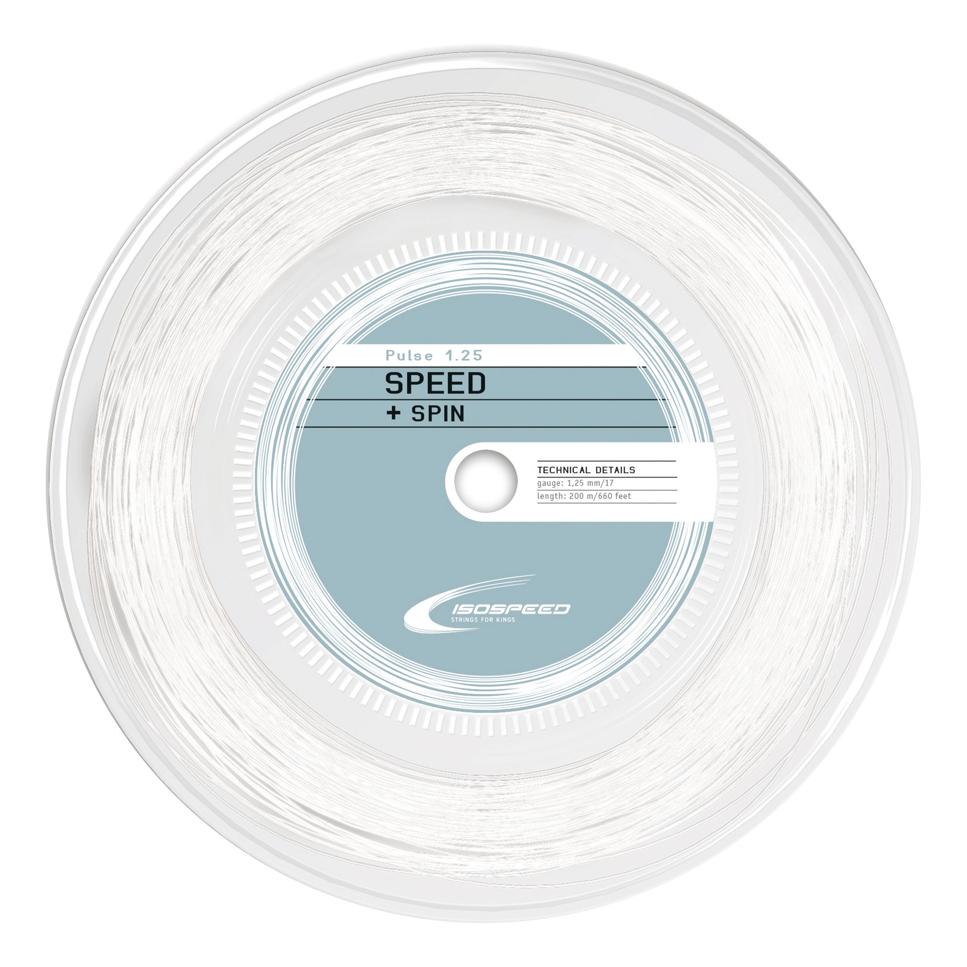 Isospeed Pulse Rol Snaren 200m-Wit