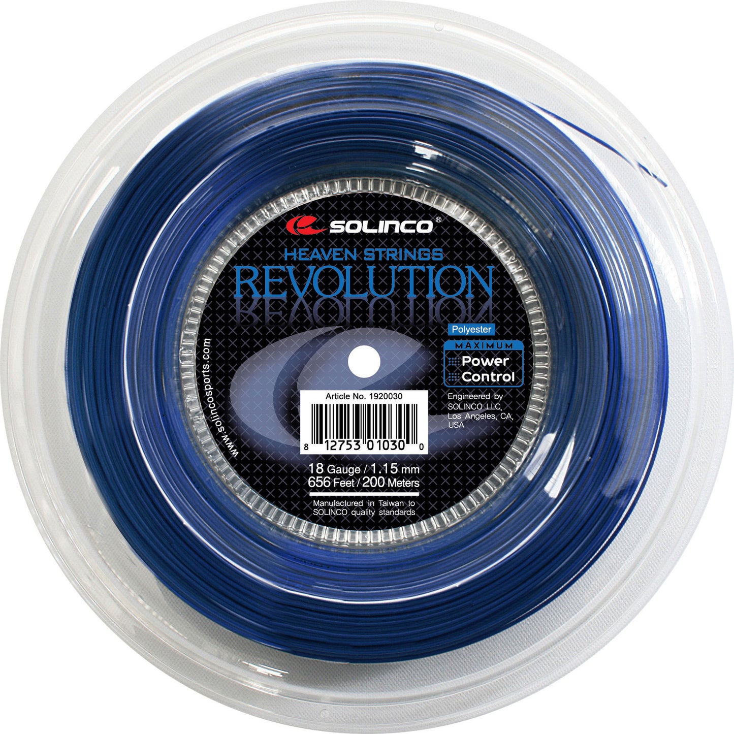 Solinco Revolution Rol Snaren 200m-Blauw