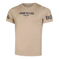 Borg Graphic T-shirt Heren - beige, zwart