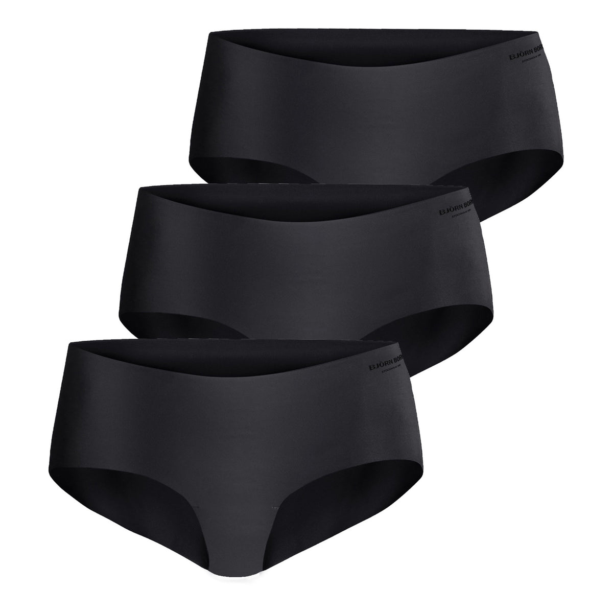 Björn Borg Performance Slip Verpakking 3 Stuks Dames-Zwart