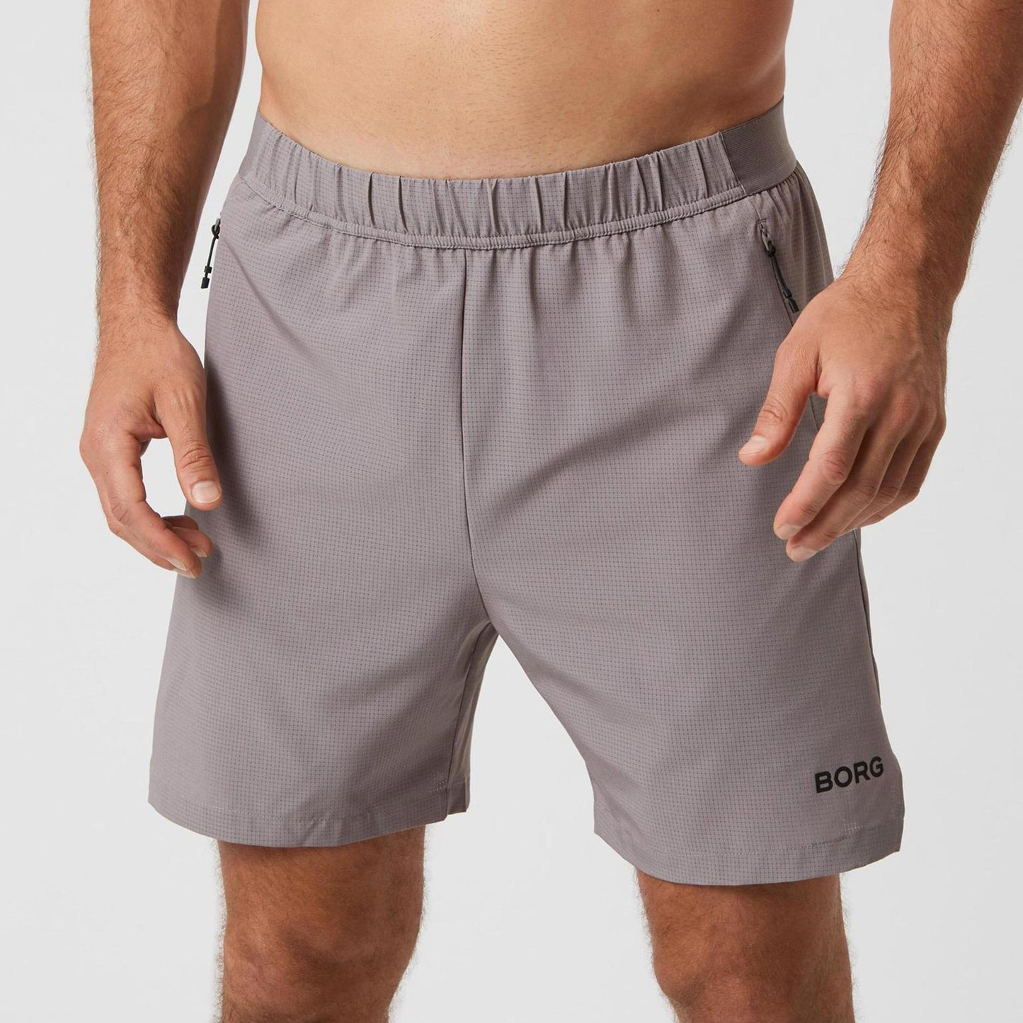 Björn Borg Borg Zip 7 Inch Shorts Heren - beige