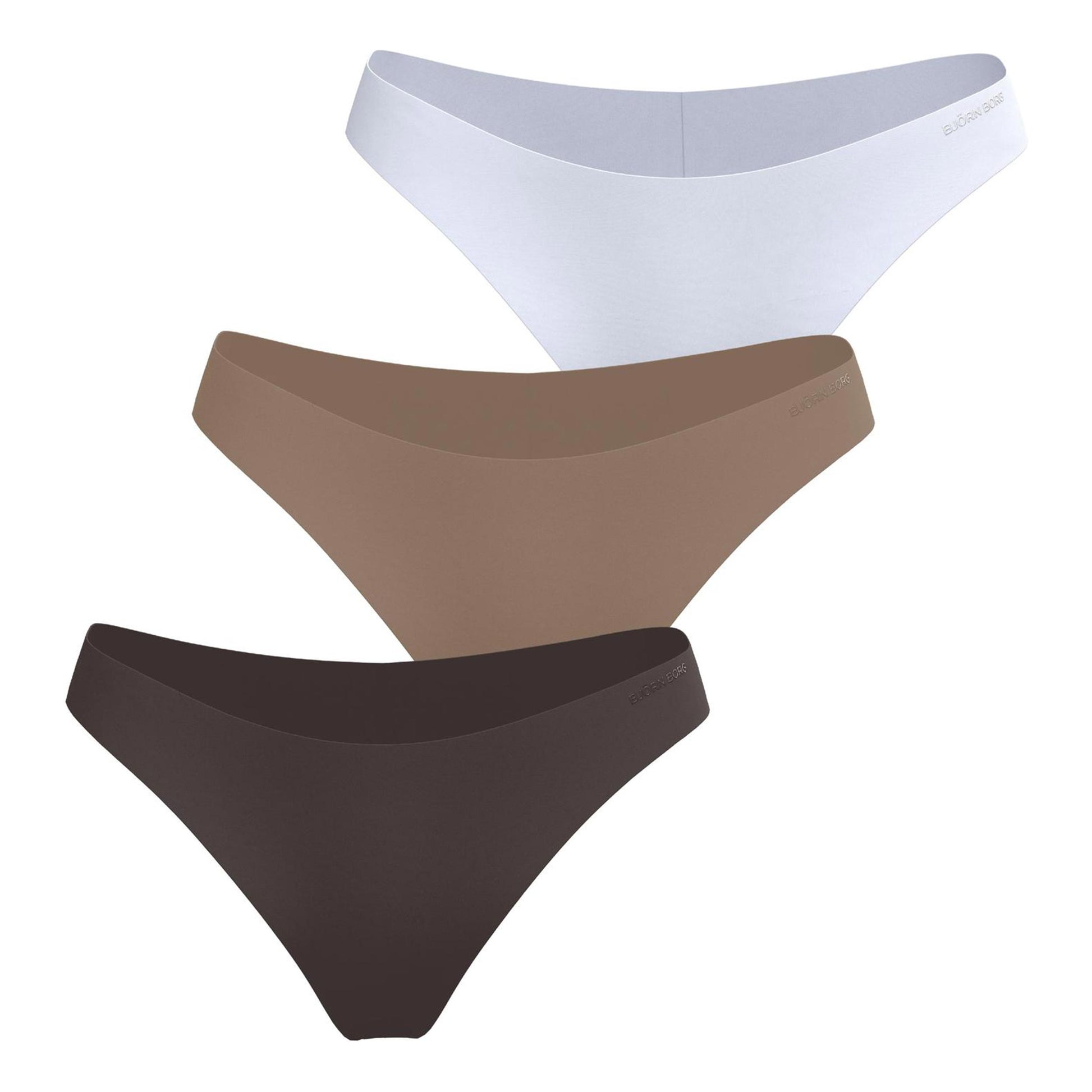 Björn Borg Invisible Slip Verpakking 3 Stuks Dames-Veelkleurig