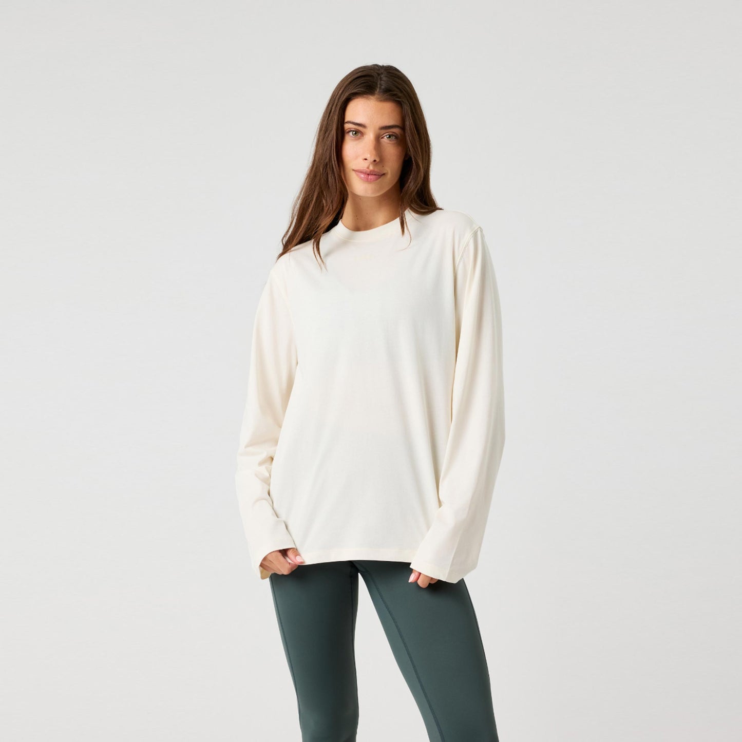 Björn Borg Studio Oversized Longsleeve Dames - crème