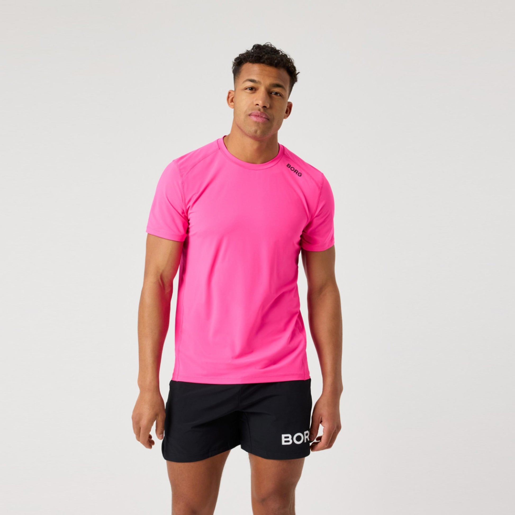 Björn Borg Borg Athletic T-shirt Heren - roze