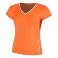 Ace V-Neck T-shirt Dames - oranje