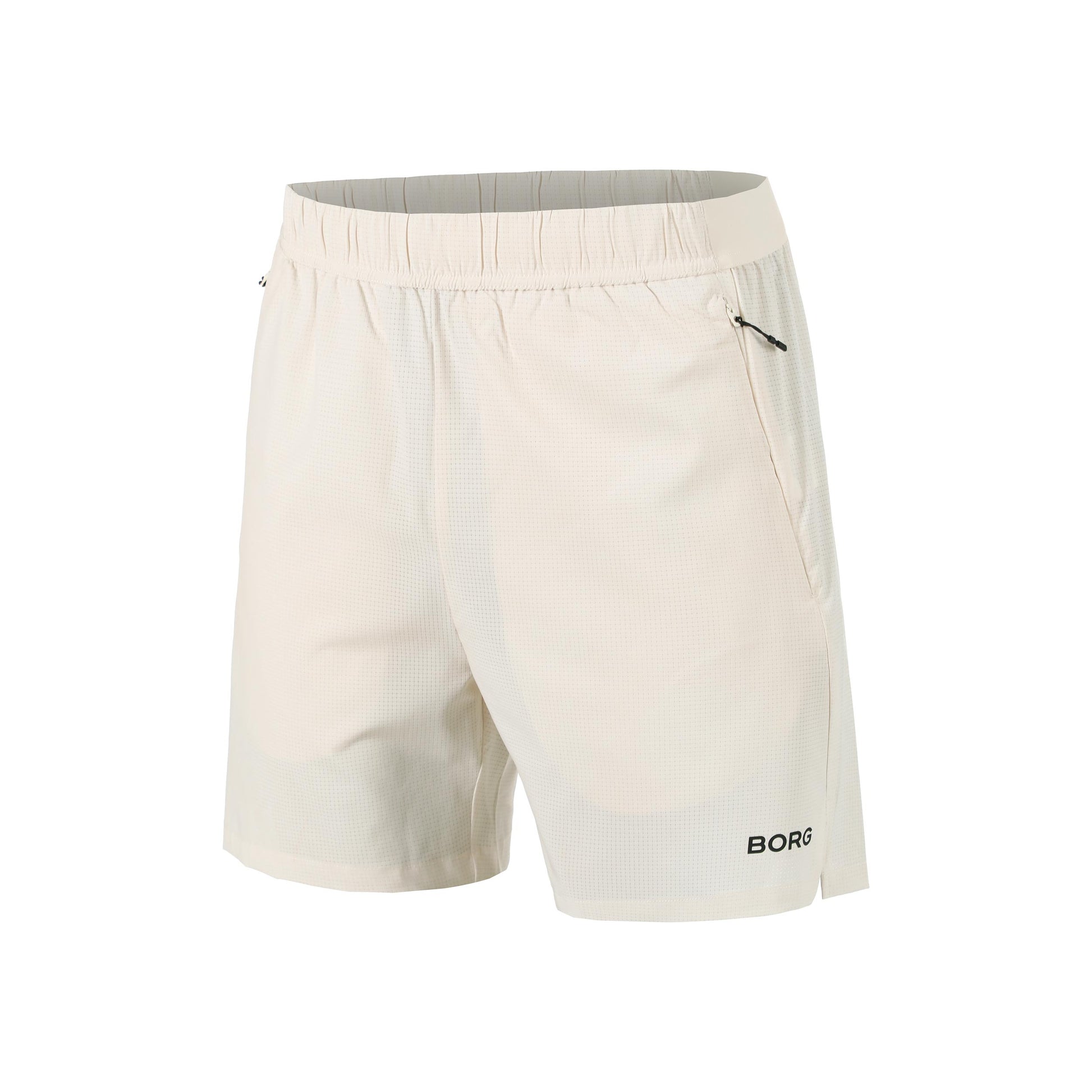 Björn Borg Borg Zip 7 Inch Shorts Heren - crème