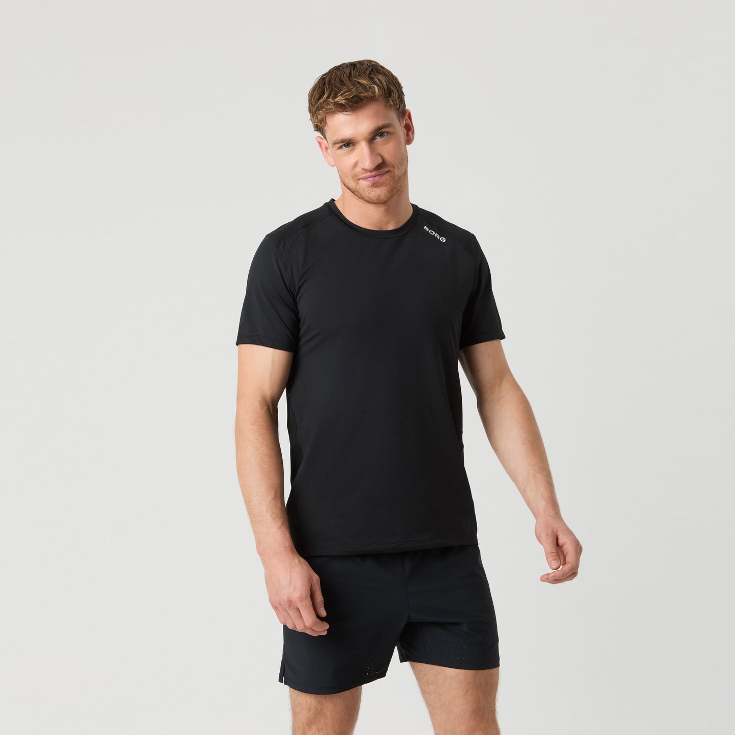 Björn Borg Borg Athletic T-shirt Heren - zwart