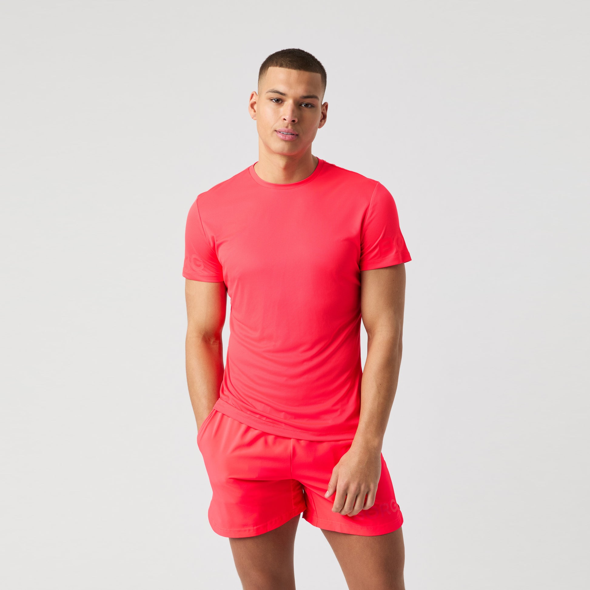 Björn Borg Light T-shirt Heren - koraal