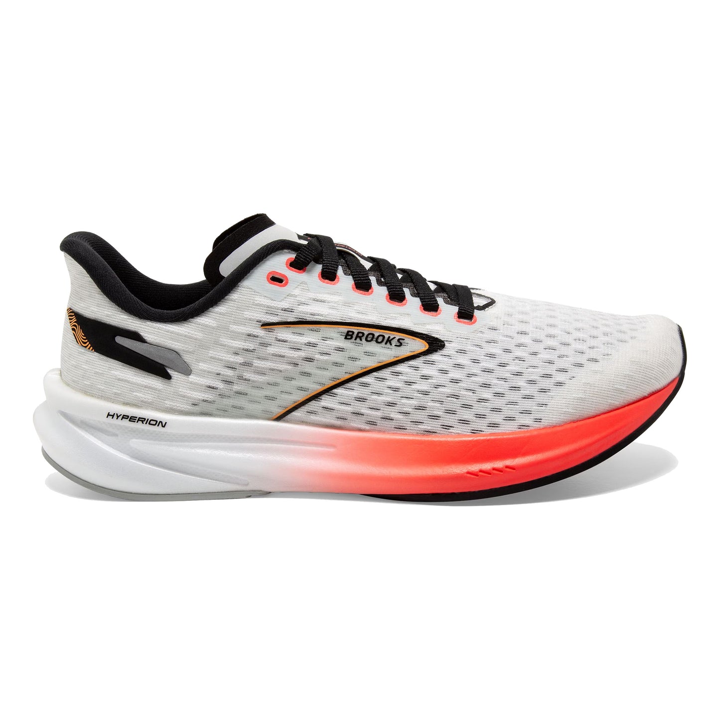 Brooks Hyperion Wedstrijdschoen Dames-Wit,Oranje