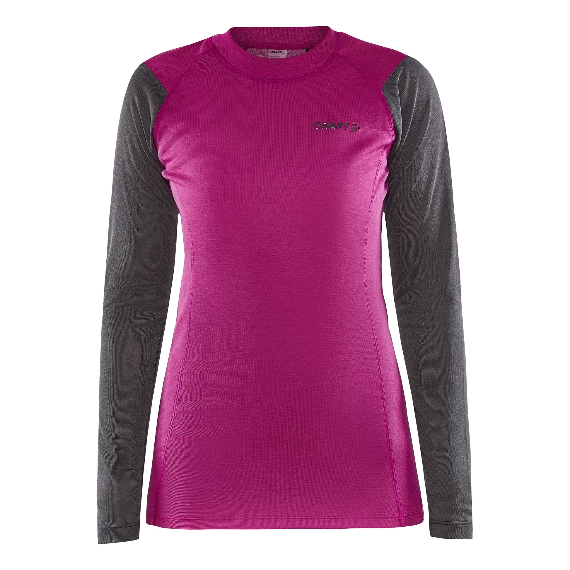 Craft Core Warm Baselayer Longsleeve Dames - berry, grijs