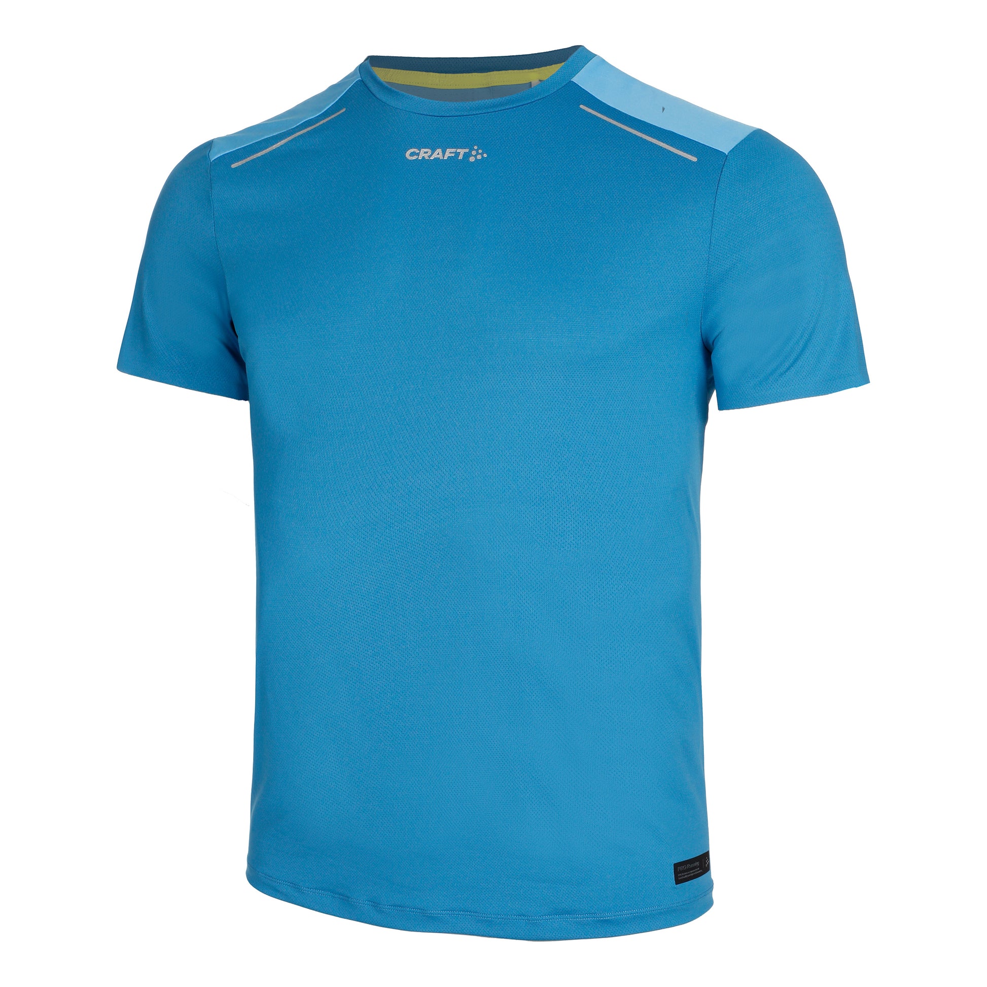 Craft Pro Hypervent Hardloopshirt Heren - neongroen, grijs