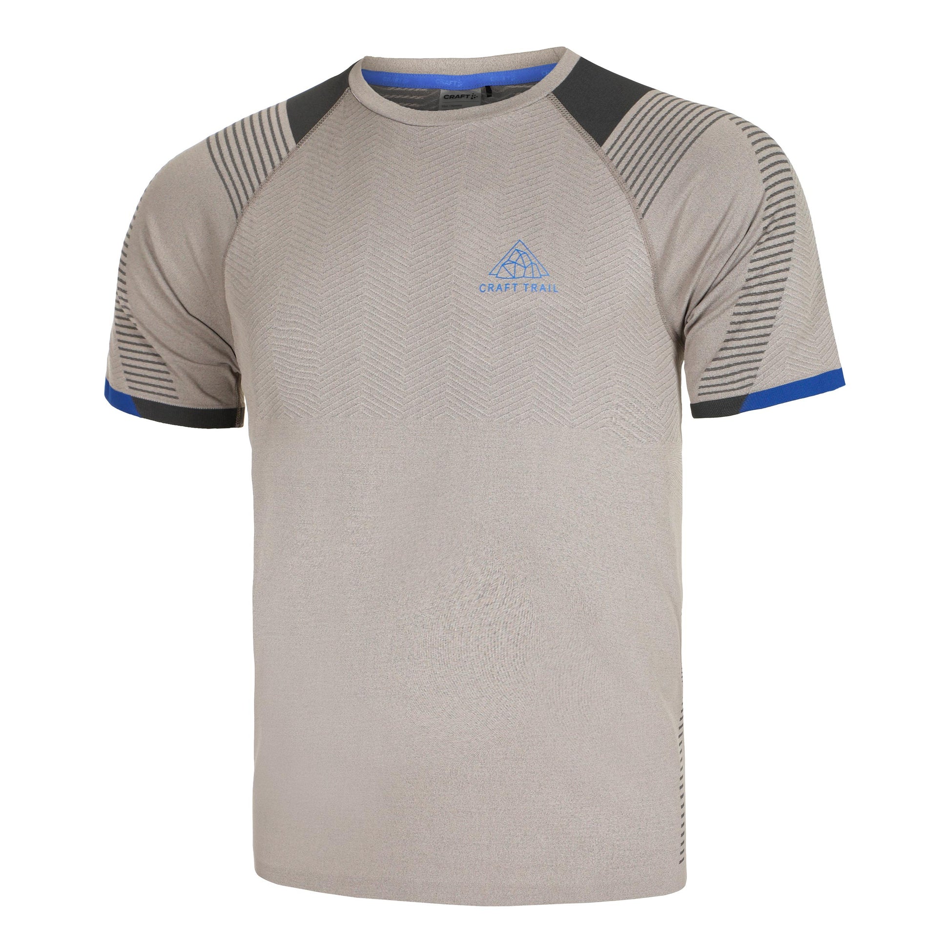Craft Pro Trail Fuseknit Hardloopshirt Heren - grijs, blauw