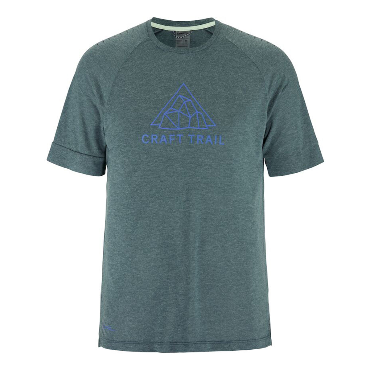 Craft Pro Trail Wool Hardloopshirt Heren-Blaugrau