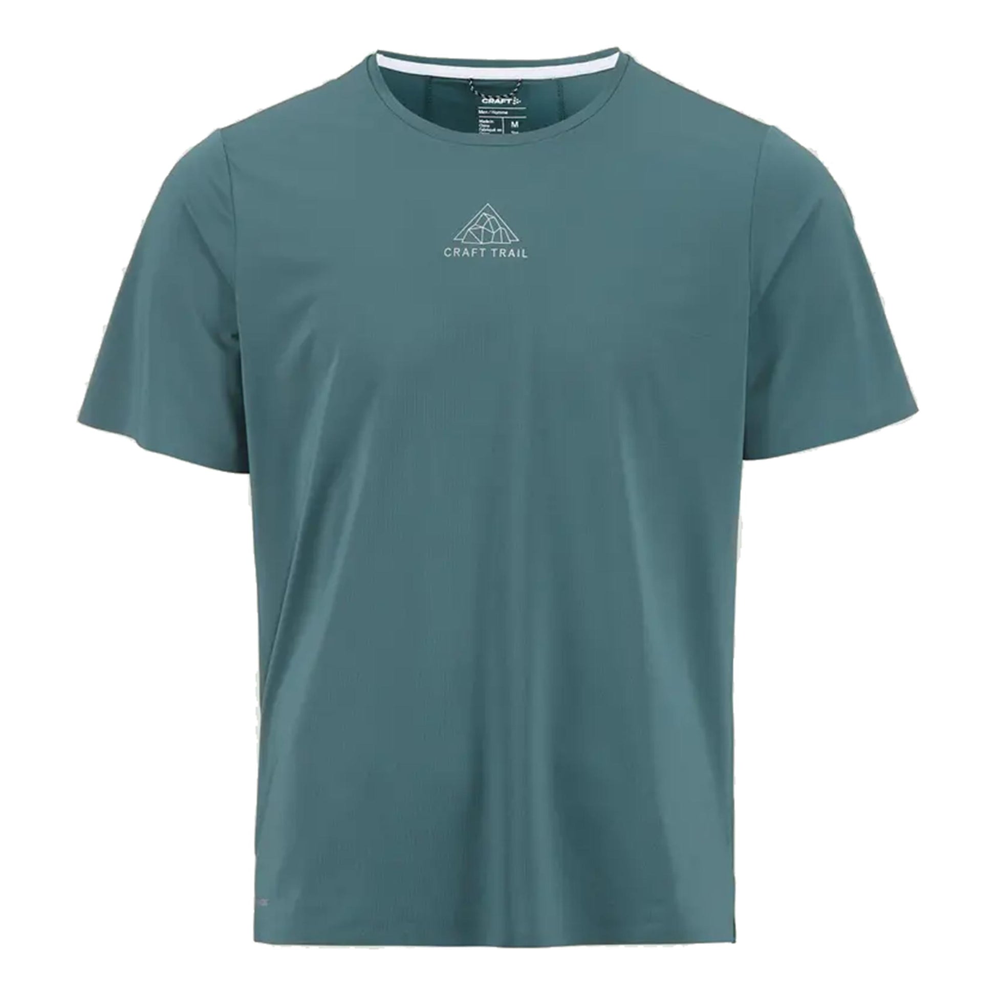 Craft Pro Trail  Hardloopshirt Heren - petrolblauw