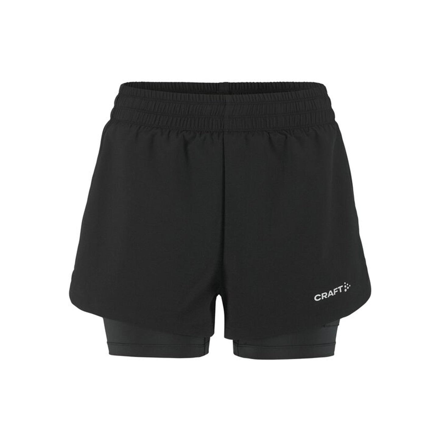 Craft ADV Essence 2in1 Hardloopshorts Dames - zwart