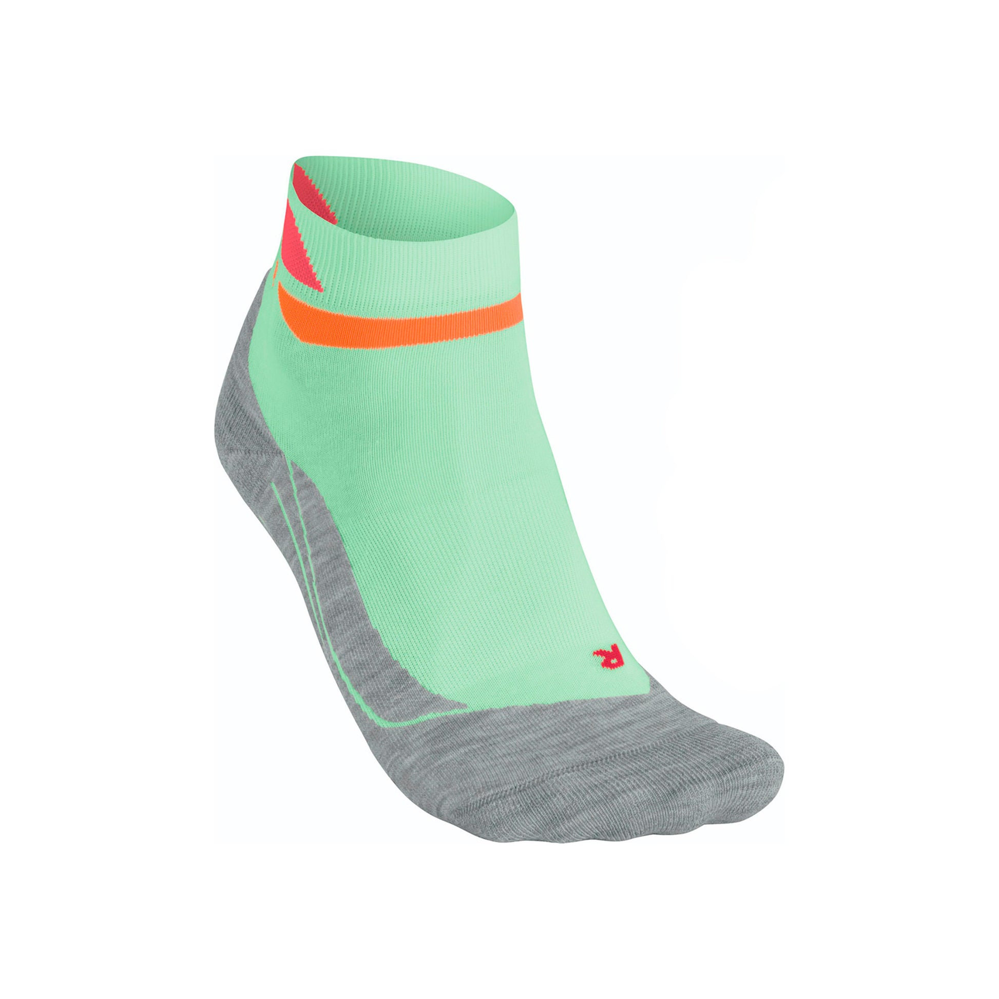 Falke RU4 Short Pace Hardloopsokken Dames-Groen,Grijs