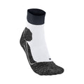 RU Trail Hardloopsokken Heren-Wit,Donkergrijs