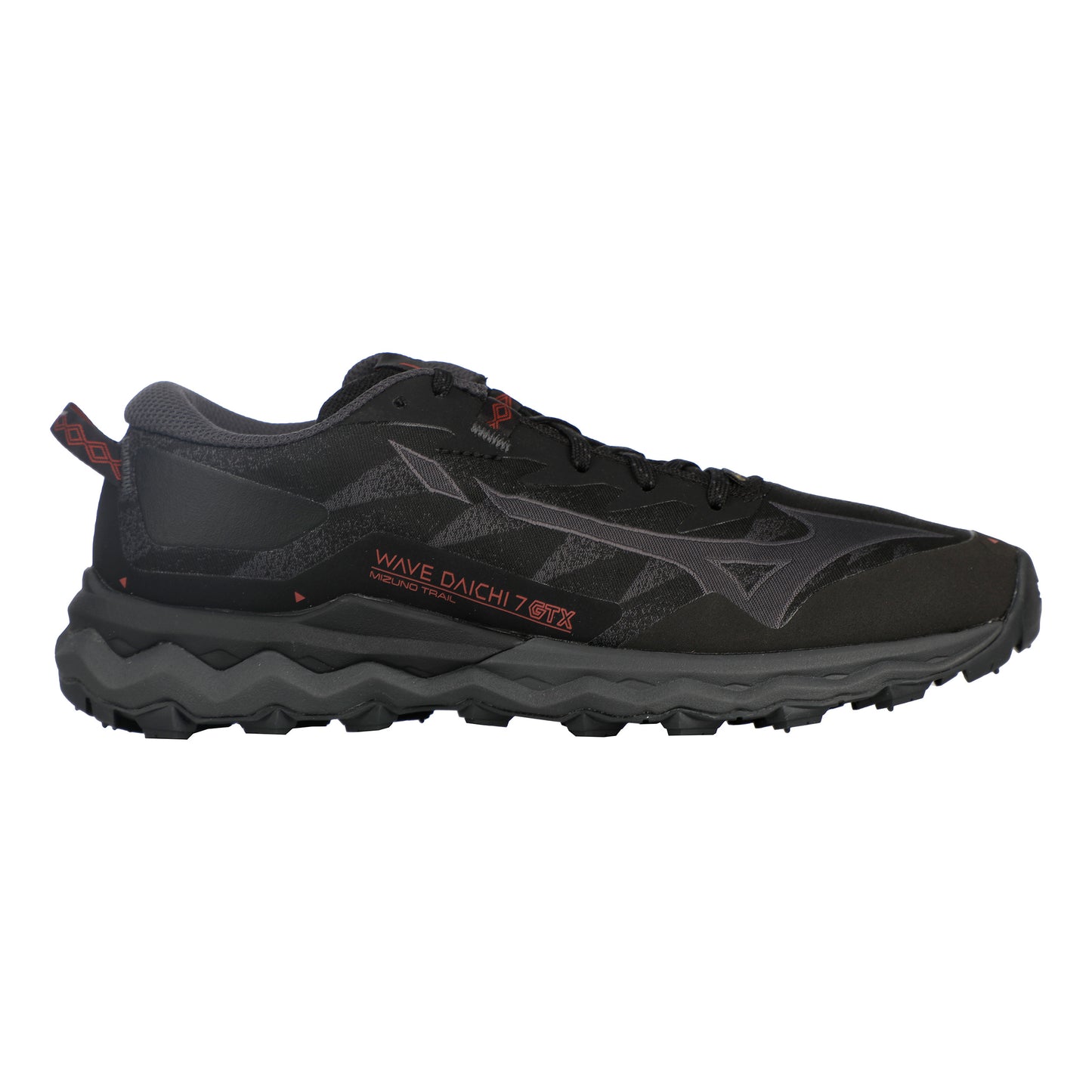 Mizuno Wave Daichi 7 GTX Trailschoen Dames-Zwart,Donkergrijs