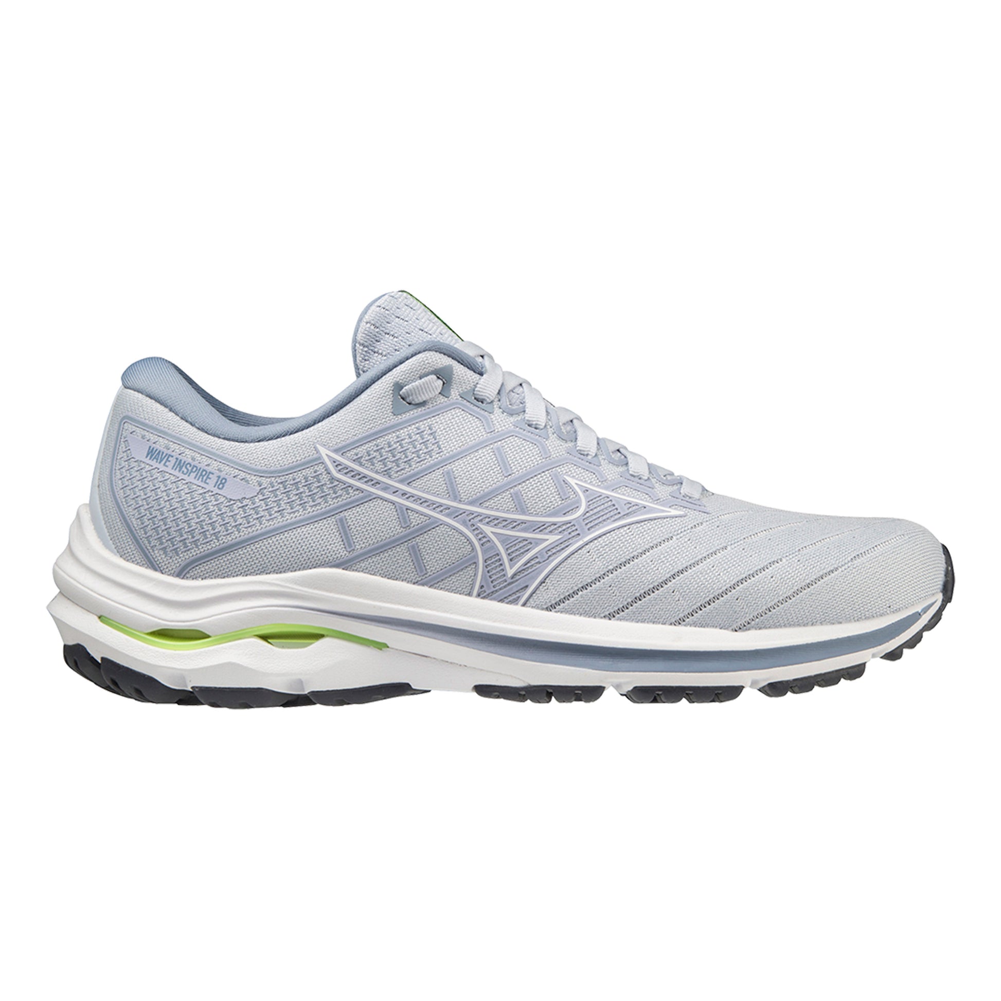 Mizuno Wave Rider 18 Stabiliteitsschoen Dames - blauw, wit