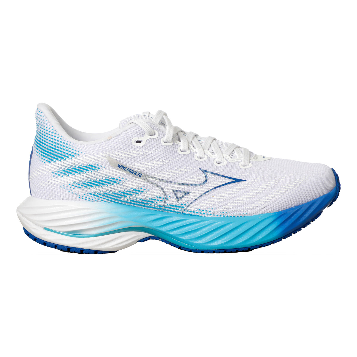Mizuno Wave Rider 28 Neutrale schoen Dames - wit, turkoois